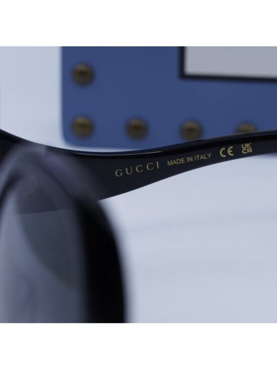 Gucci GG1235S 001 Square Sunglasses - Black\\Grey main image 7